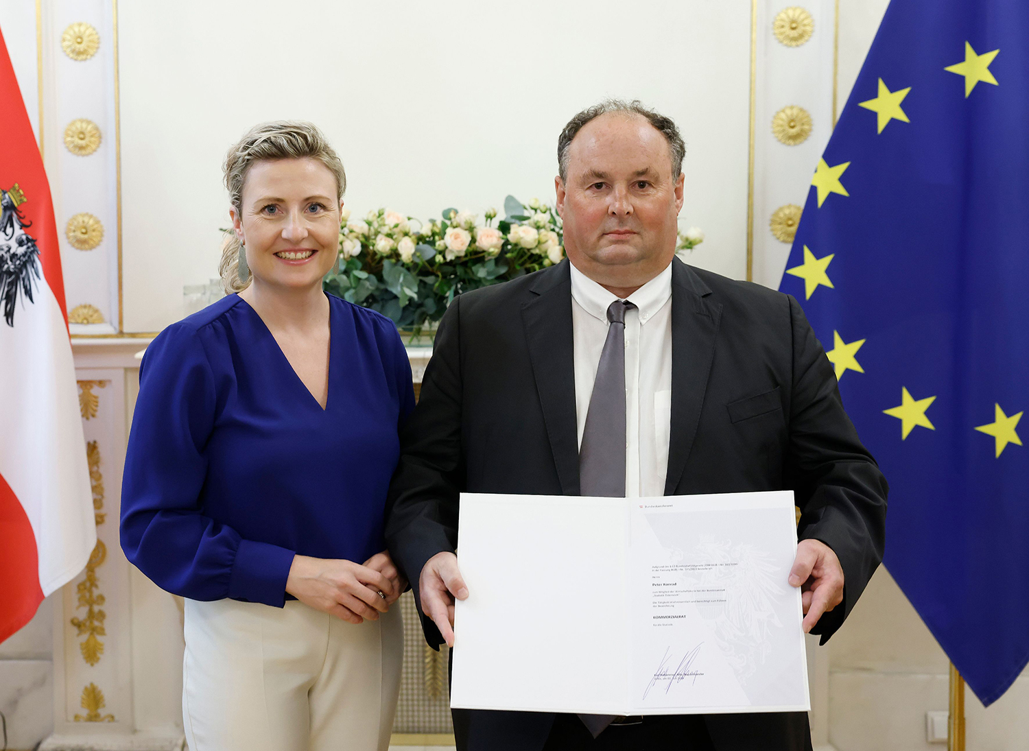 Kommerzialrat-Titel für Peter Konrad
