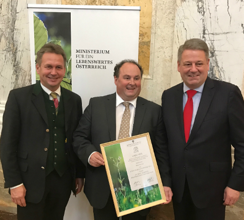 Verleihung des Josef-Ressel-Forstpreises 2016